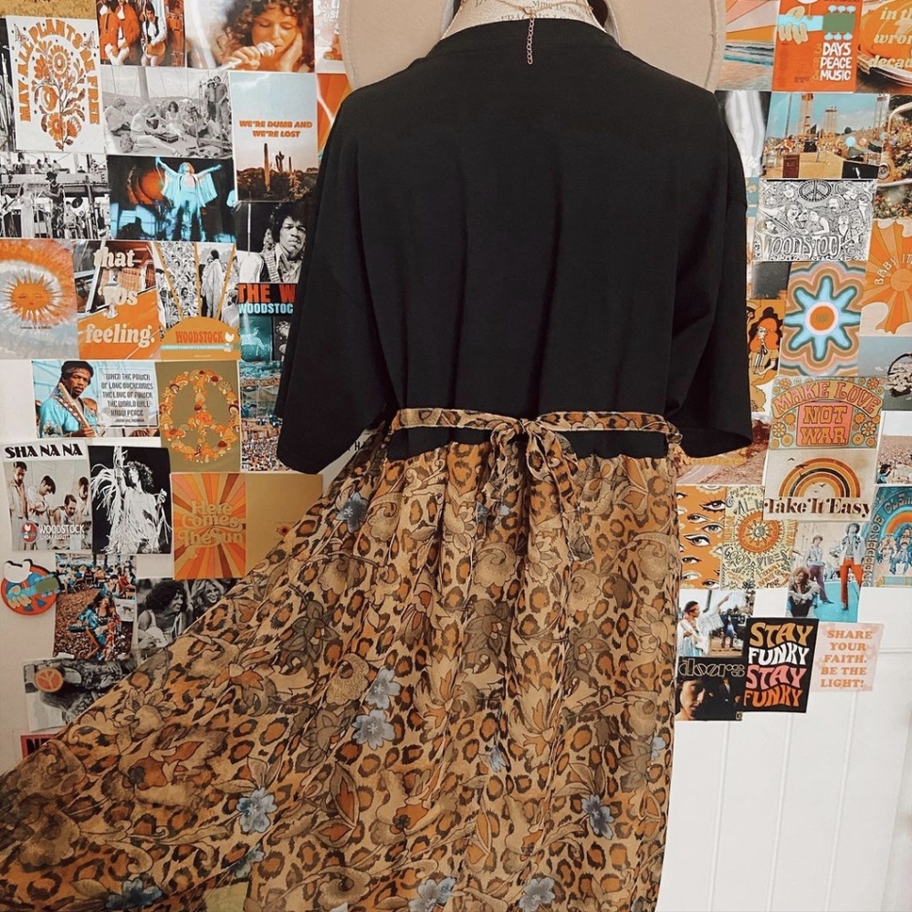 🤎 🌸The Smiths Upcycled Dress - Picture 3 of 5